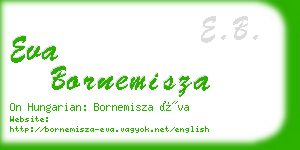 eva bornemisza business card